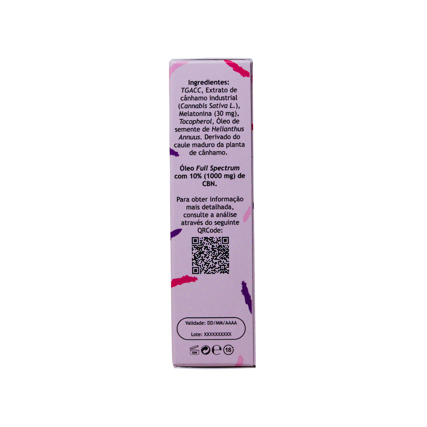 Óleo CBN 10% + Melatonina - Full Spectrum