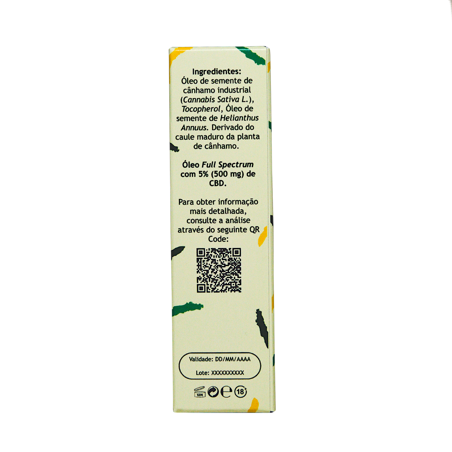 Óleo CBD 5% - Full Spectrum