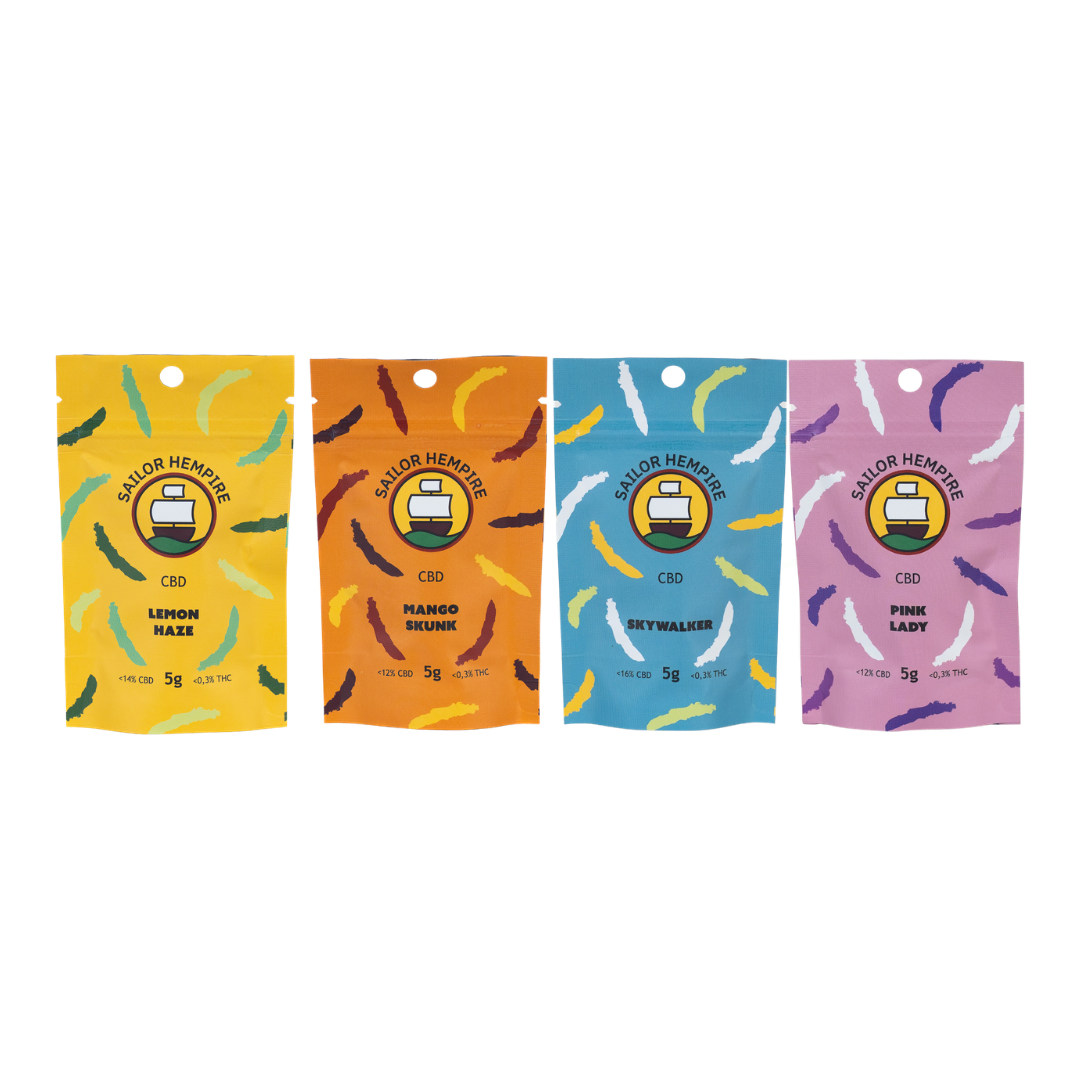 Flores de CBD Sailor Hempire - Pack 4 x 5g