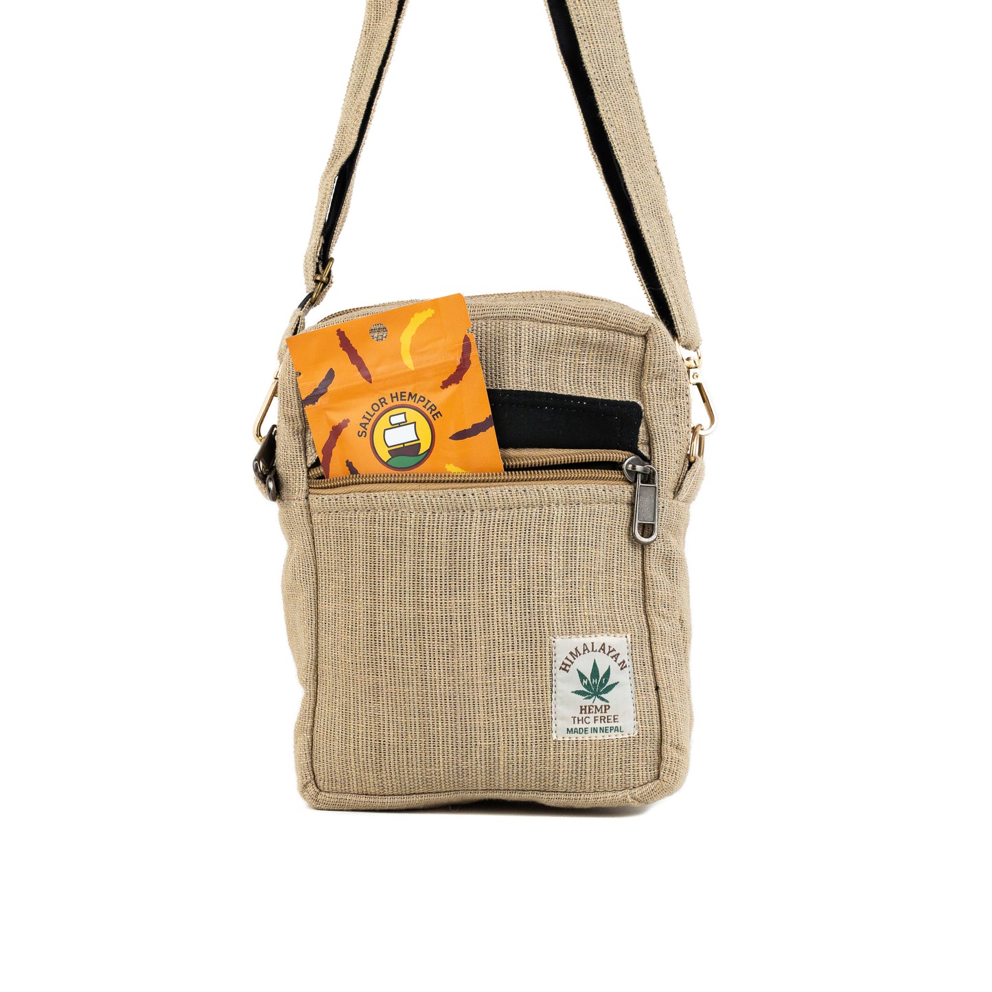 Bolsa Tiracolo Cânhamo - Himalayan