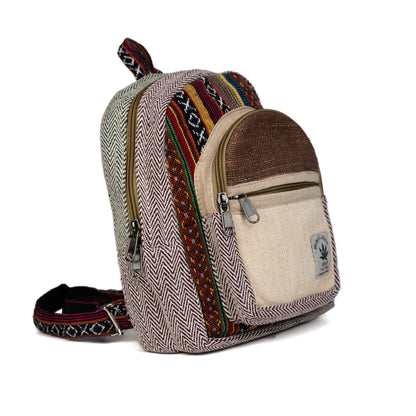 Mochila Pequena Cânhamo - Himalayan Várias Cores