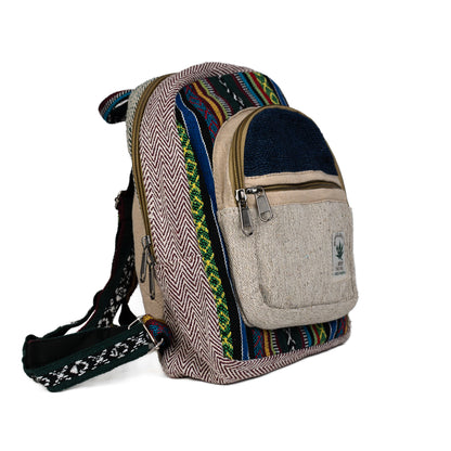 Mochila Pequena Cânhamo - Himalayan Várias Cores
