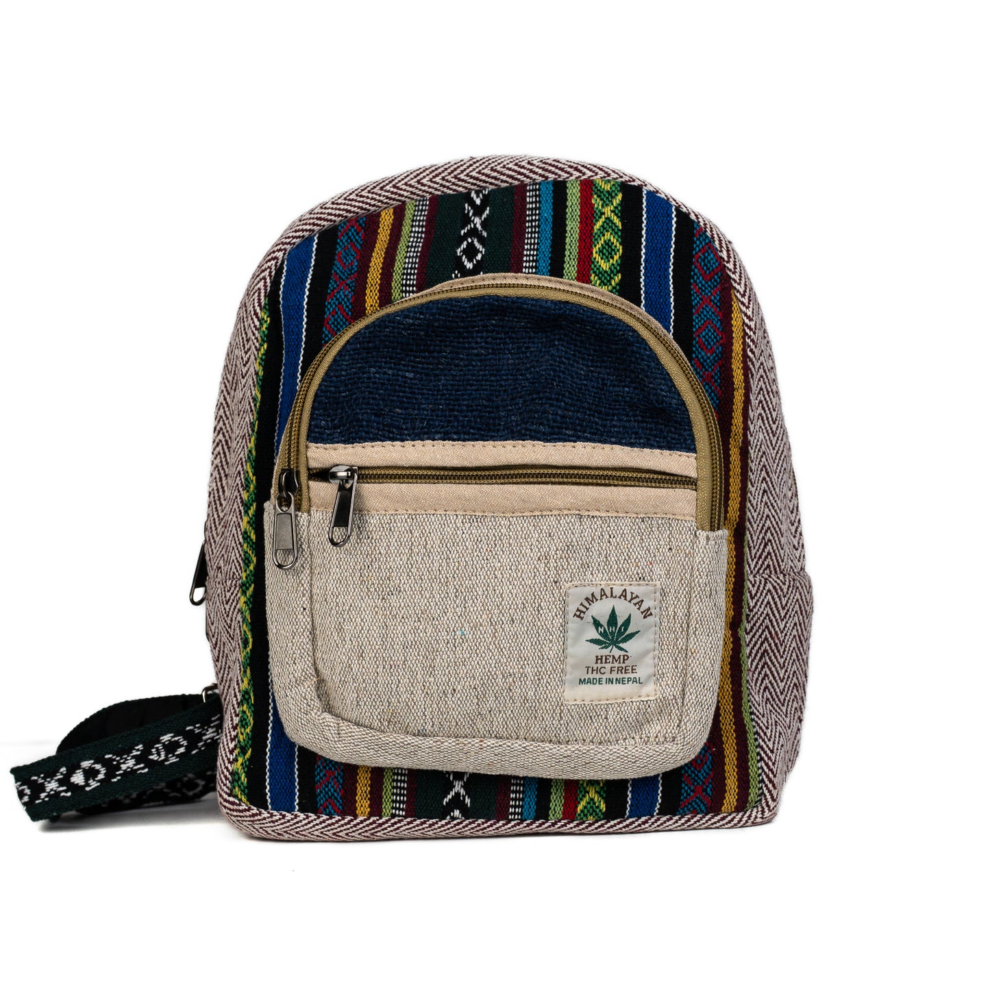 Mochila Pequena Cânhamo - Himalayan Várias Cores