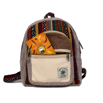 Mochila Pequena Cânhamo - Himalayan Várias Cores