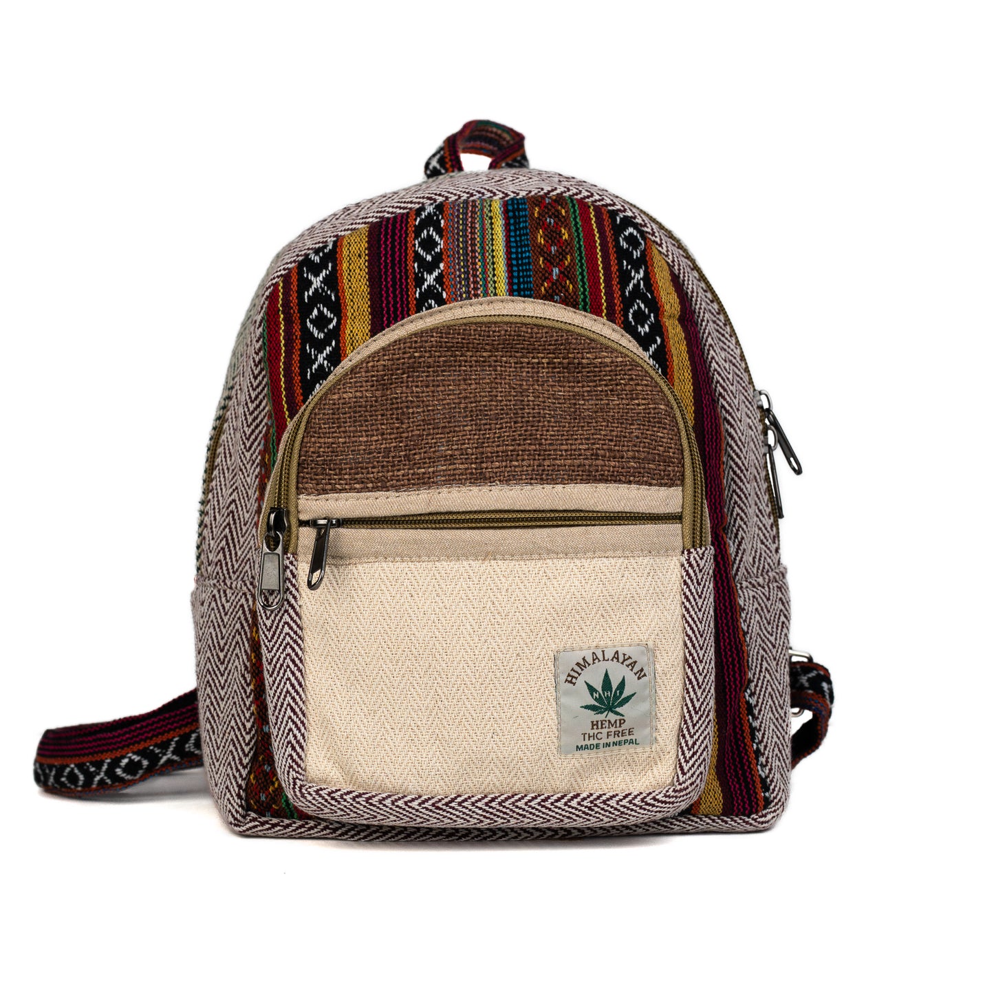 Mochila Pequena Cânhamo - Himalayan Várias Cores
