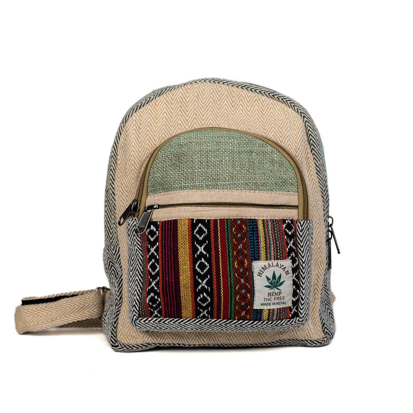 Mochila Pequena Cânhamo - Himalayan Várias Cores