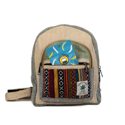 Mochila Pequena Cânhamo - Himalayan Várias Cores